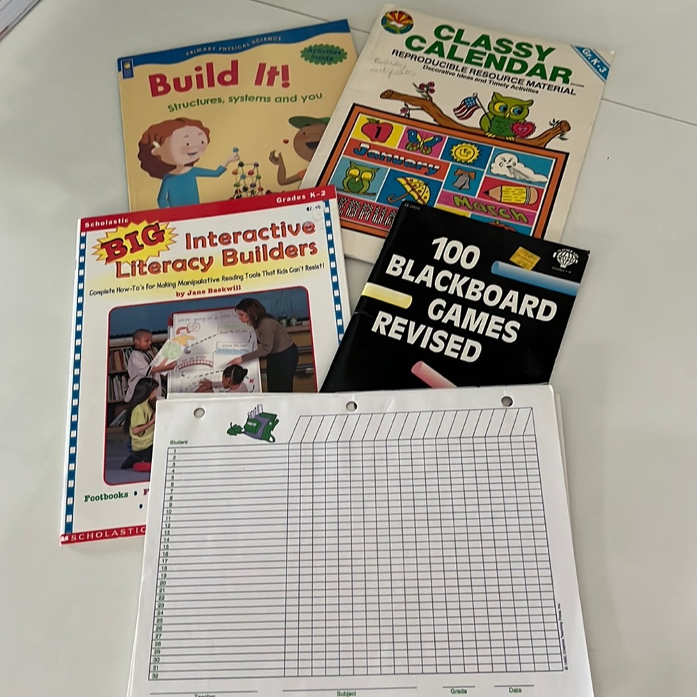 Teacher Resource bundle:Record Keepers, Blackboard, Calendar, Literacy & Science